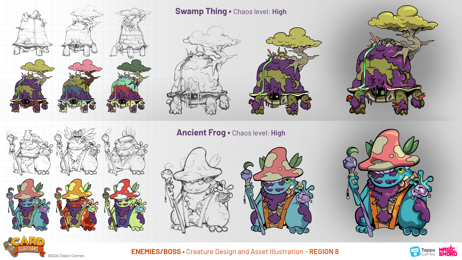 Enemy concept art for Card Guardians by Magic Sword Studio for Tapps Games (12 of 19)